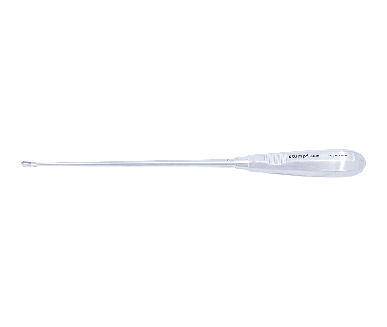 Kyreta Recamier děložní typ 00, tupá/pevná, 5 mm, 31 cm