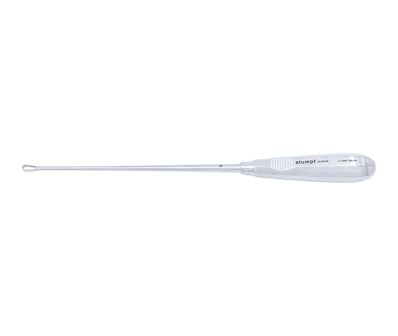Kyreta Recamier děložní, typ 0, tupá/pevná, 6 mm, 31 cm