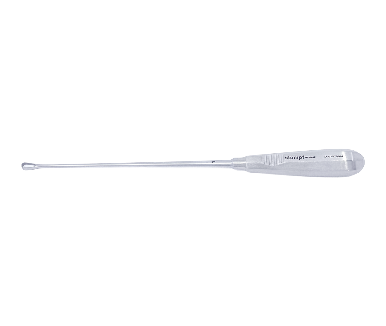 Kyreta Recamier děložní, typ 1, tupá/pevná, 7 mm, 31 cm