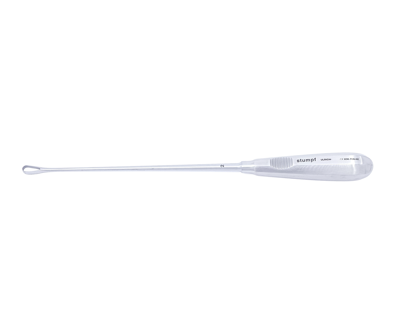 Kyreta Recamier děložní, typ 2, tupá/pevná, 8 mm, 31 cm