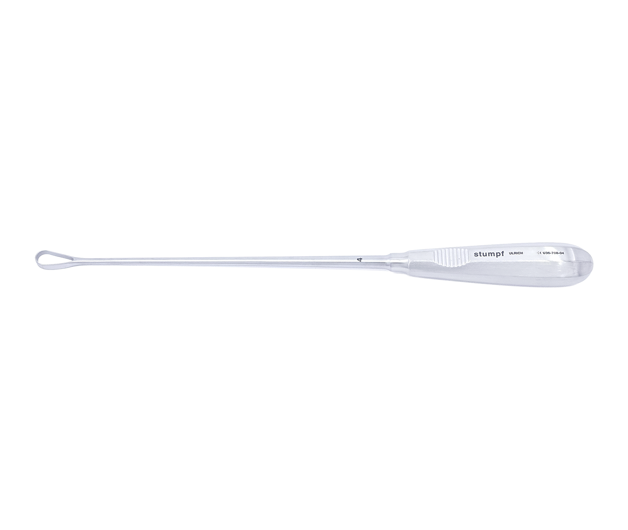 Kyreta Recamier děložní, typ 4, tupá/pevná, 11 mm, 31 cm