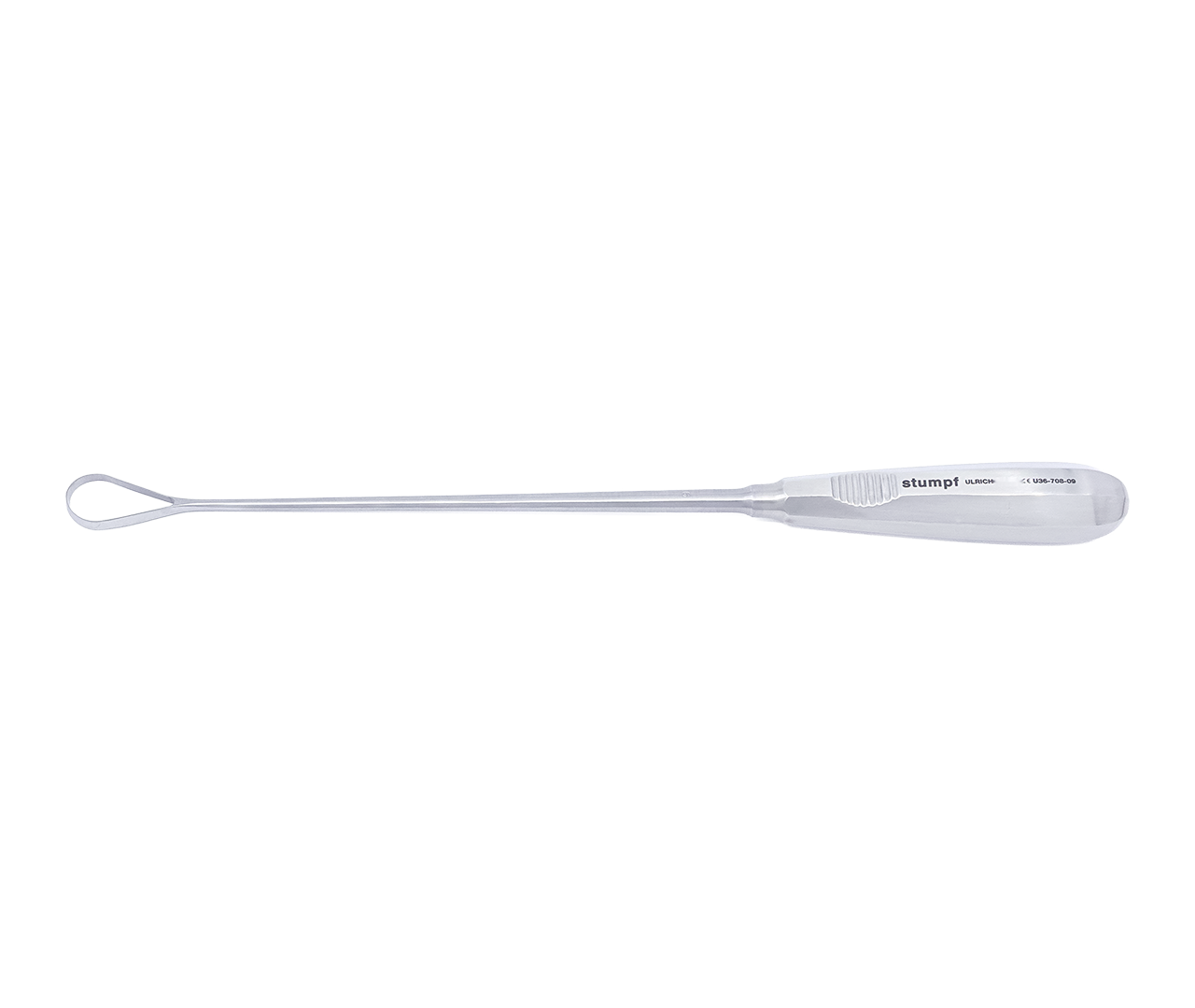 Kyreta Recamier děložní, typ 9, tupá/pevná, 19 mm, 31 cm