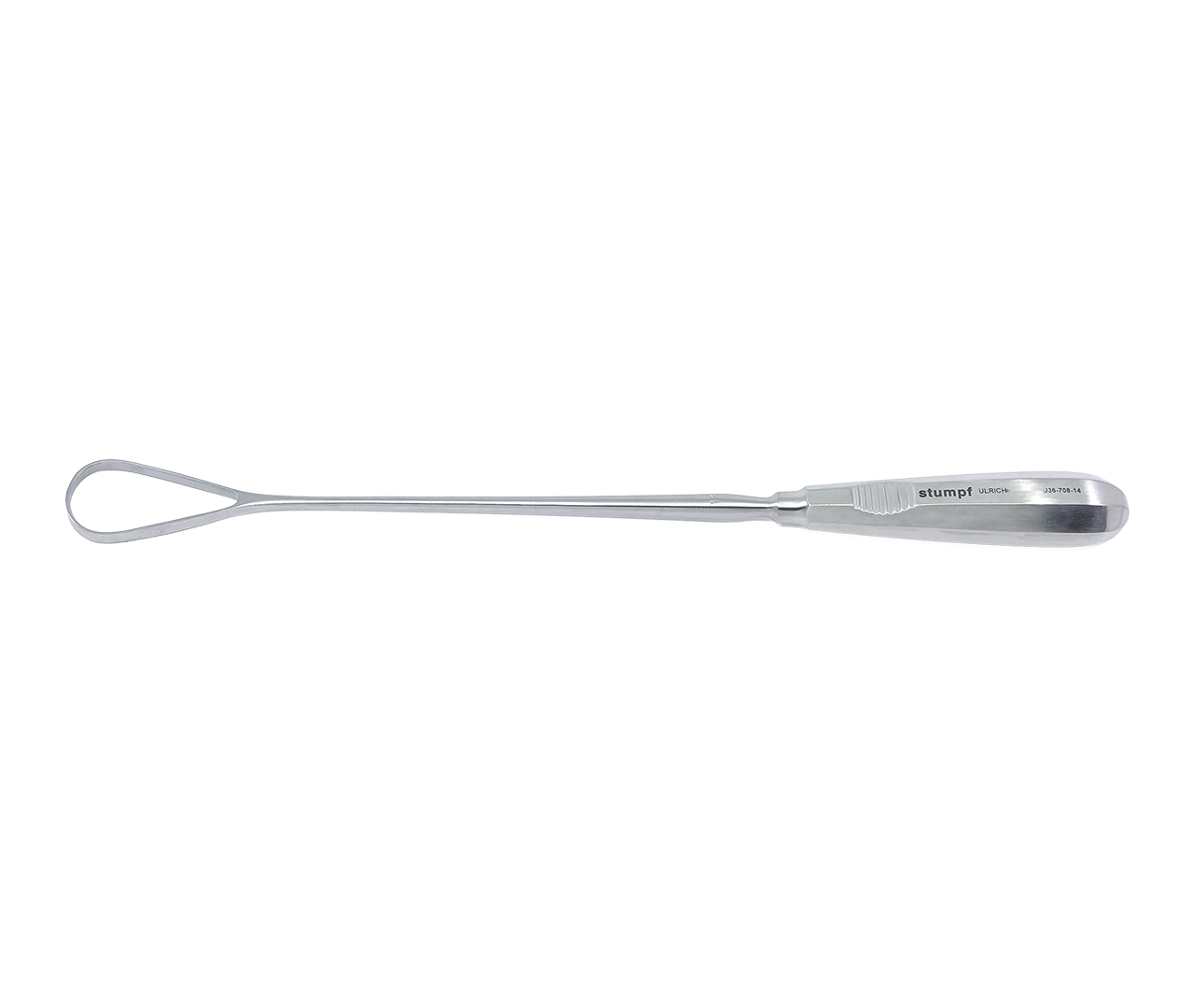 Kyreta Recamier děložní, typ 14, tupá/pevná, 30 mm, 34 cm