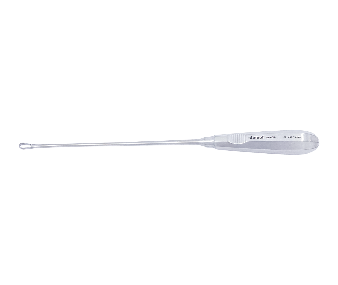 Kyreta Recamier děložní, typ 0, tupá/ohebná, 6 mm, 31 cm