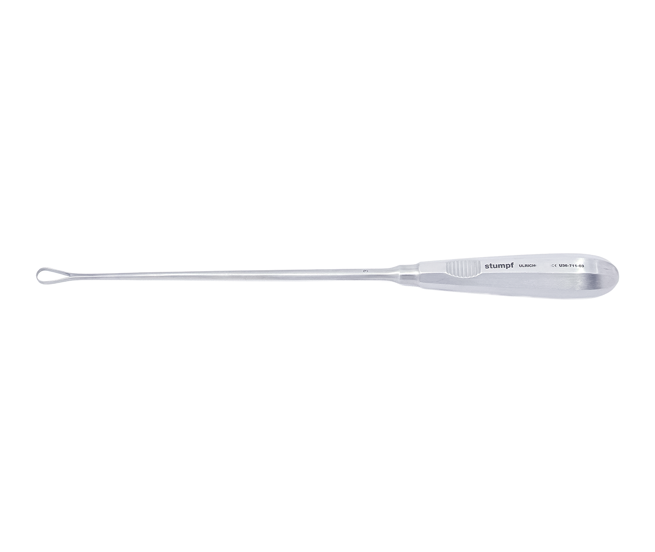 Kyreta Recamier děložní, typ 3, tupá/ohebná, 9 mm, 31 cm