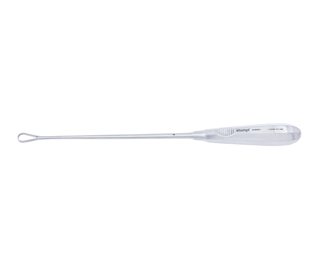 Kyreta Recamier děložní, typ 4, tupá/ohebná, 11 mm, 31 cm