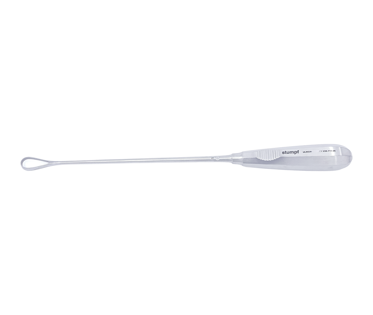 Kyreta Recamier děložní, typ 6, tupá/ohebná, 14 mm, 31 cm