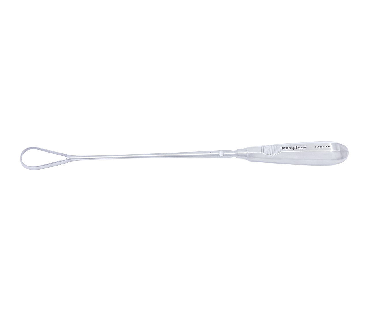 Kyreta Recamier děložní, typ 13, tupá/ohebná, 25 mm, 34 cm