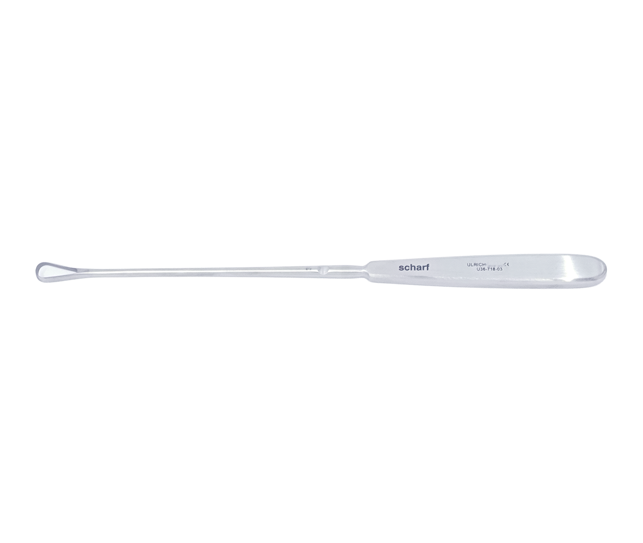 Kyreta Sims děložní, typ 3, ostrá/ohebná, 9,5 mm, 25,5 cm