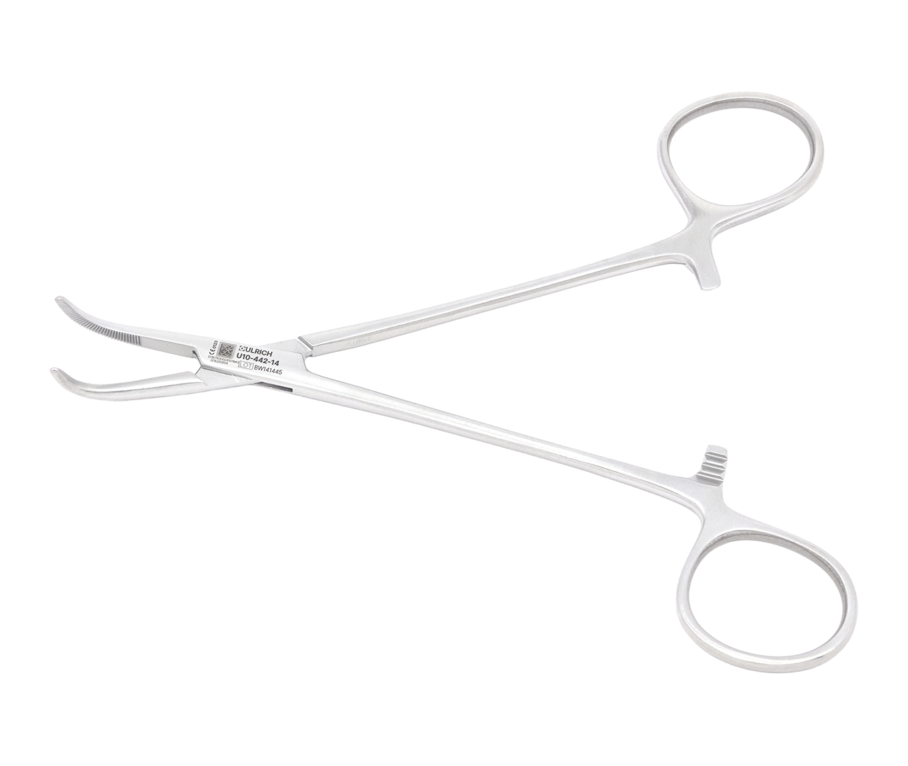 Kleště Baby-Mixter ligaturní a disekční, zahnuté, 14 cm