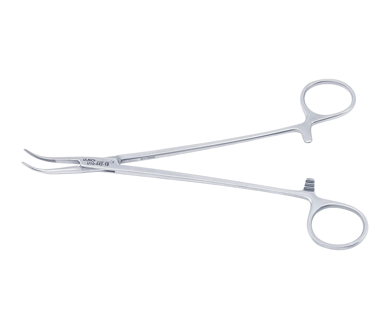 Kleště Baby-Mixter ligaturní a disekční, zahnuté, 19 cm