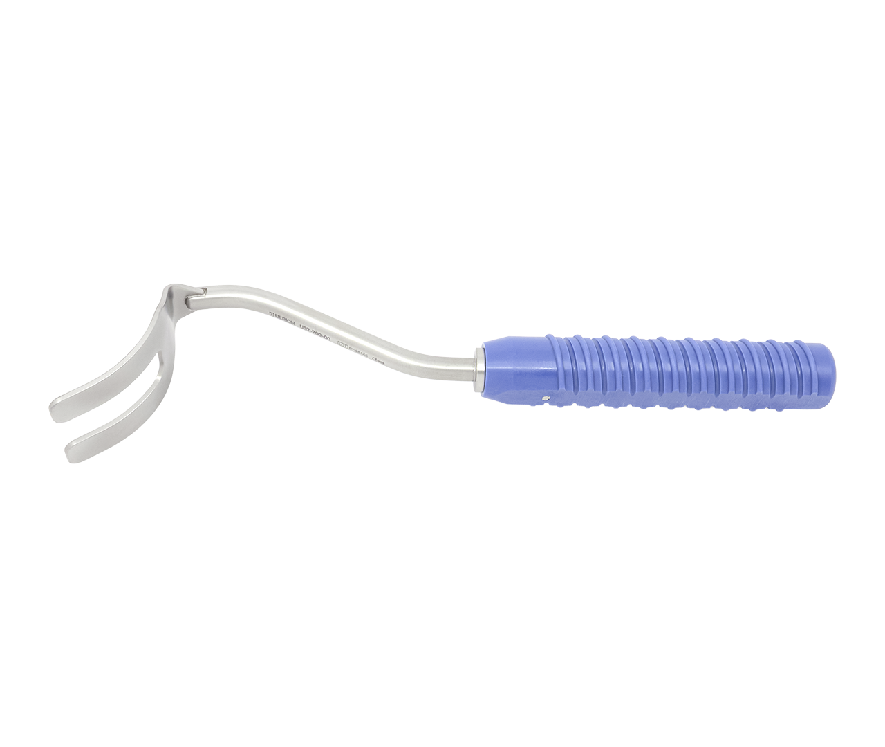 Měřidlo řezu pro císařský řez, 2-hroté, 18 mm/48 mm, 25 cm