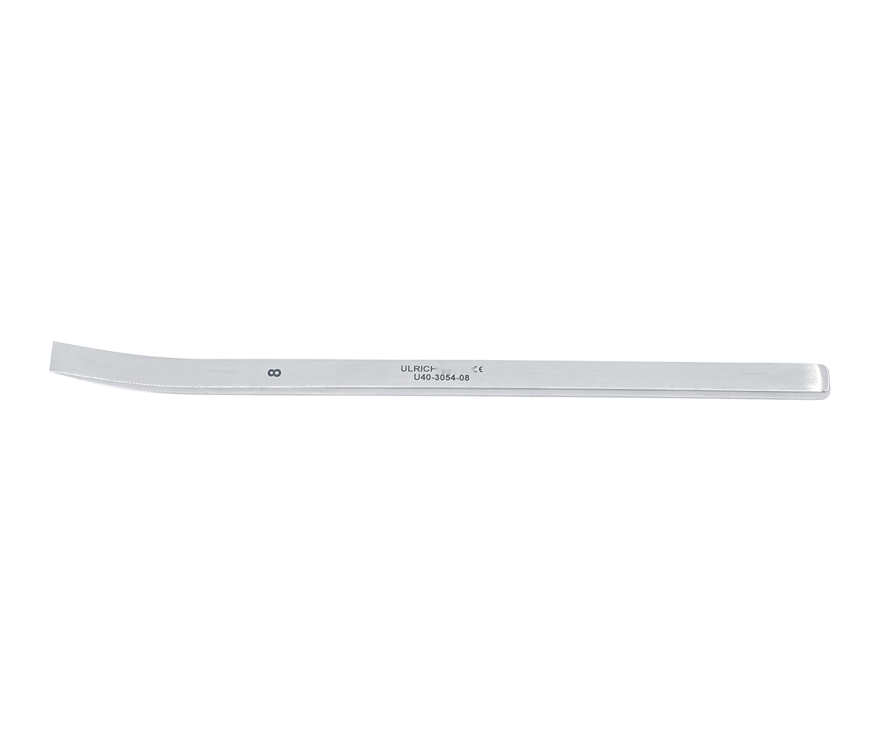 Osteotom Lambotte, typ Balgrist, zahnutý, 8 mm, 18 cm