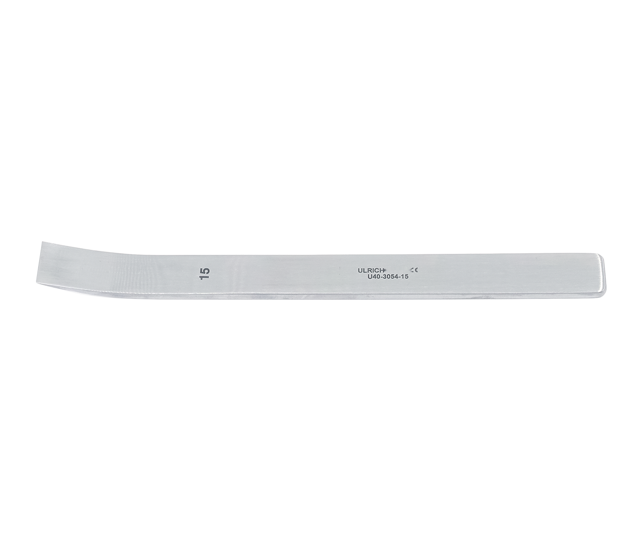 Osteotom Lambotte, typ Balgrist, zahnutý, 15 mm, 18 cm