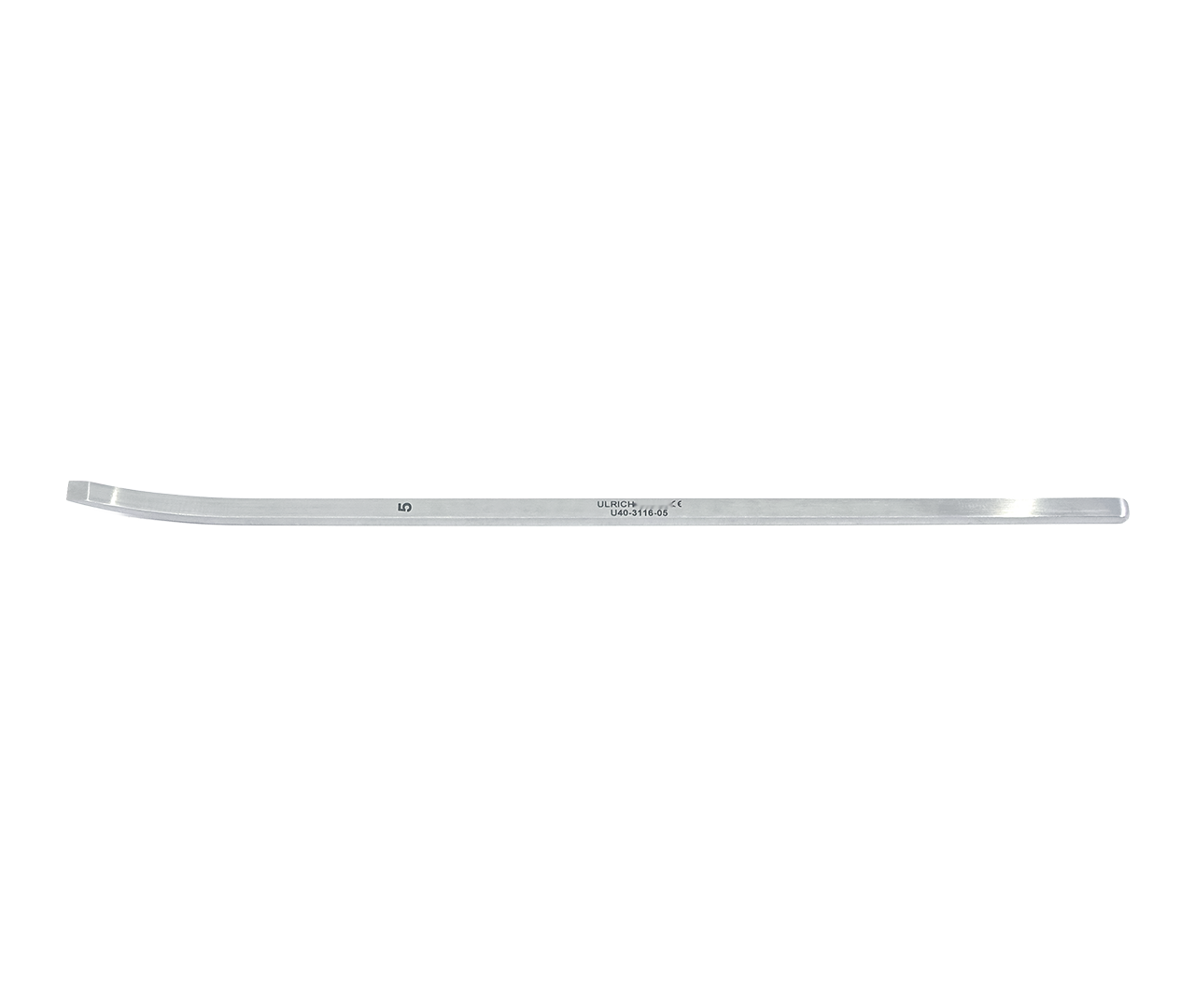 Osteotom Lambotte, zahnutý, s pozitivním řezem, 5 mm, 24 cm