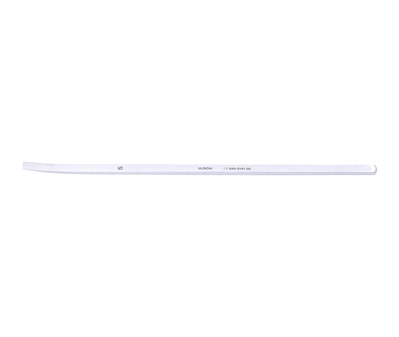 Osteotom, mírně zahnutý, typ KWS, 5 mm, 22 cm
