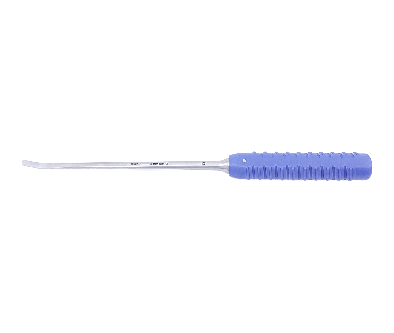 Osteotom spondylodesní, úhlový, tenká čepel, 5 mm, 30 cm