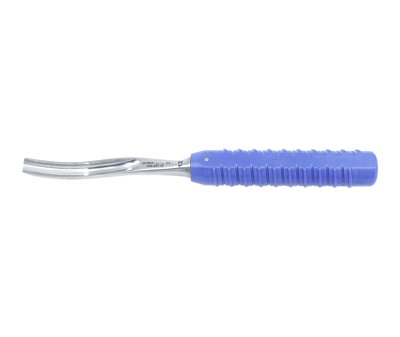 Dláto žlábkové, zahnuté, s rukojetí typu SGRIP, 12 mm, 23 cm