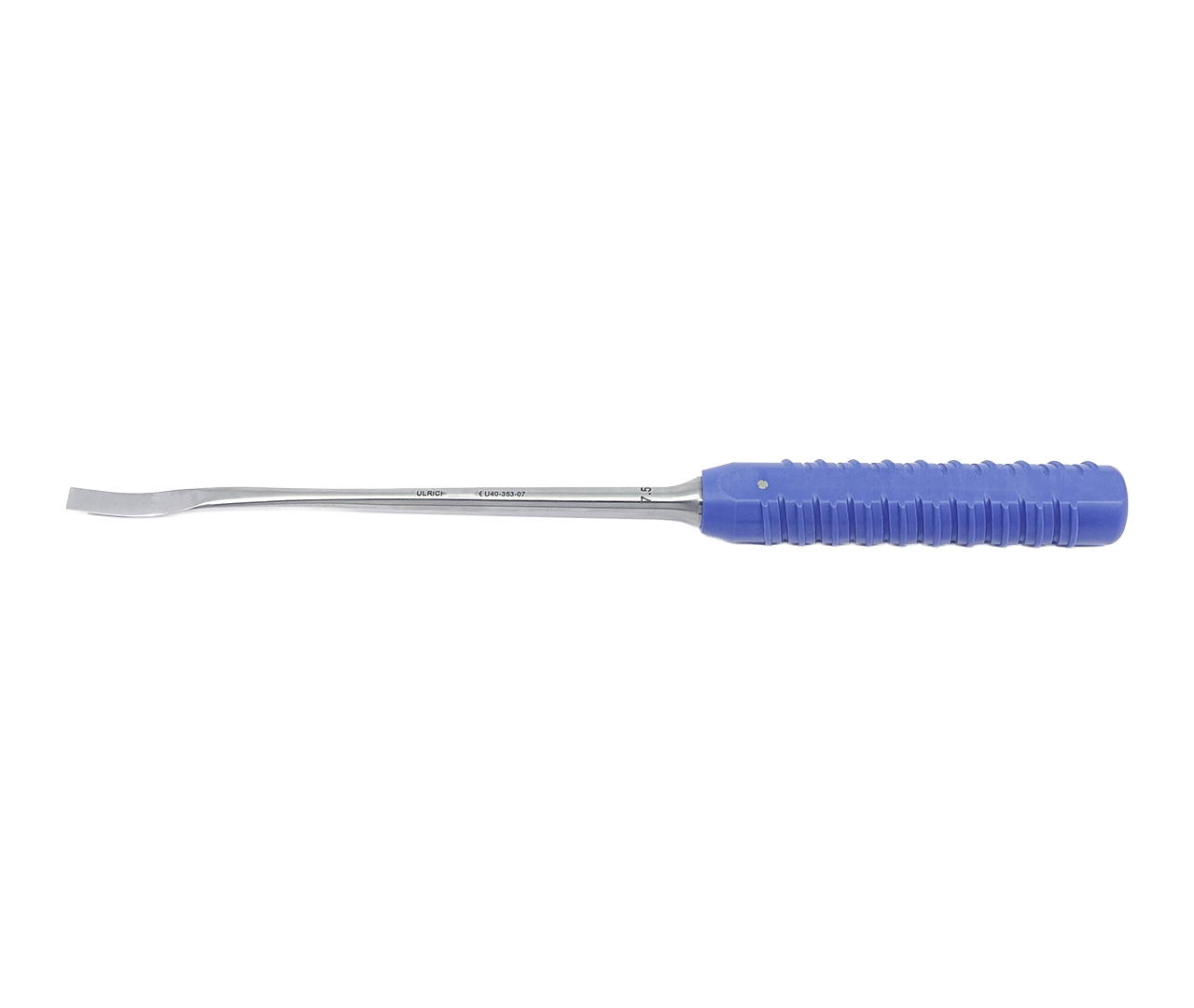 Osteotom na acetabulum, zahnutý, 7,5 mm, 30 cm