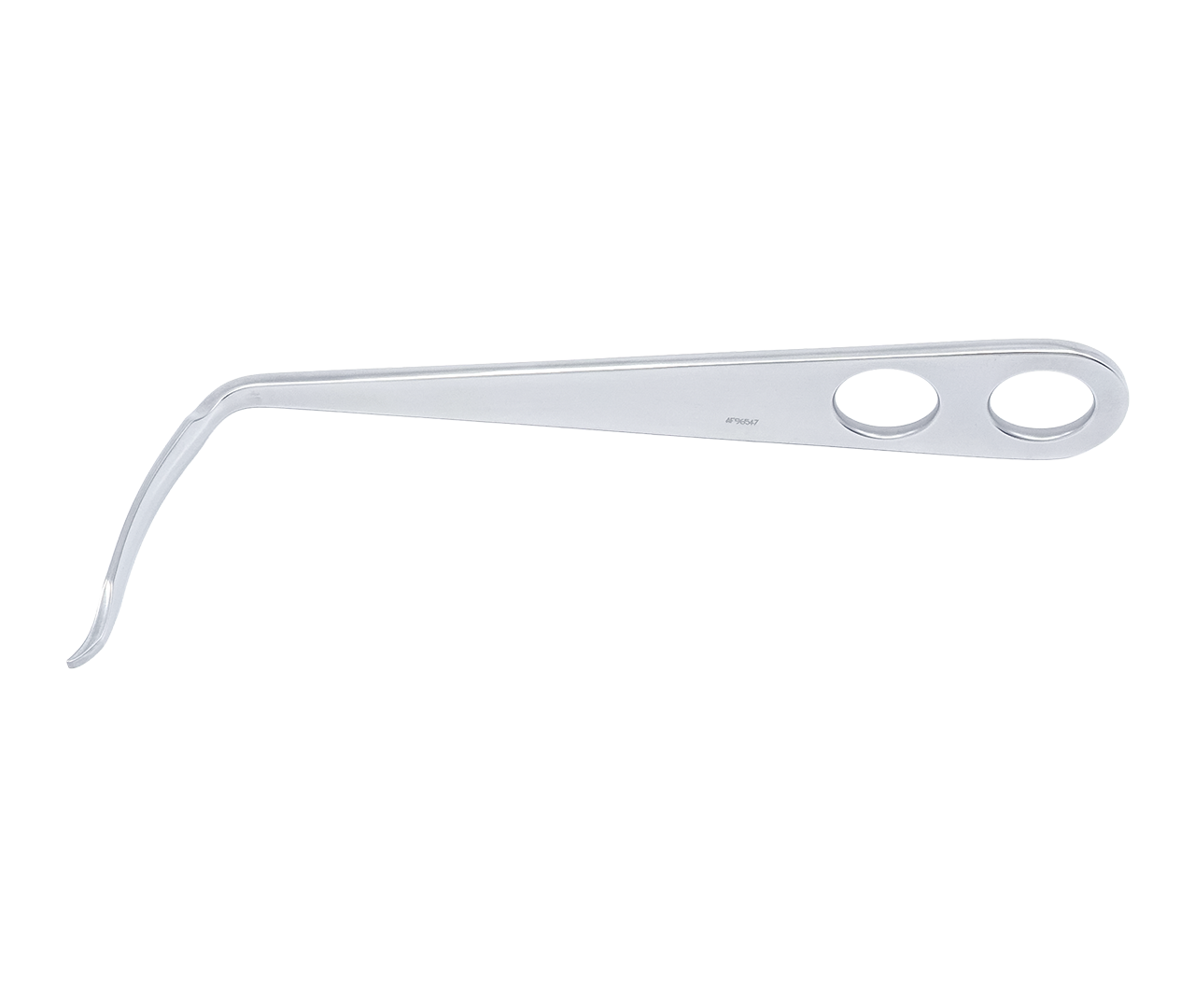 Páka Hohmann kostní, silně zahnutá, typ KSSG, 8 mm, 18,5 cm