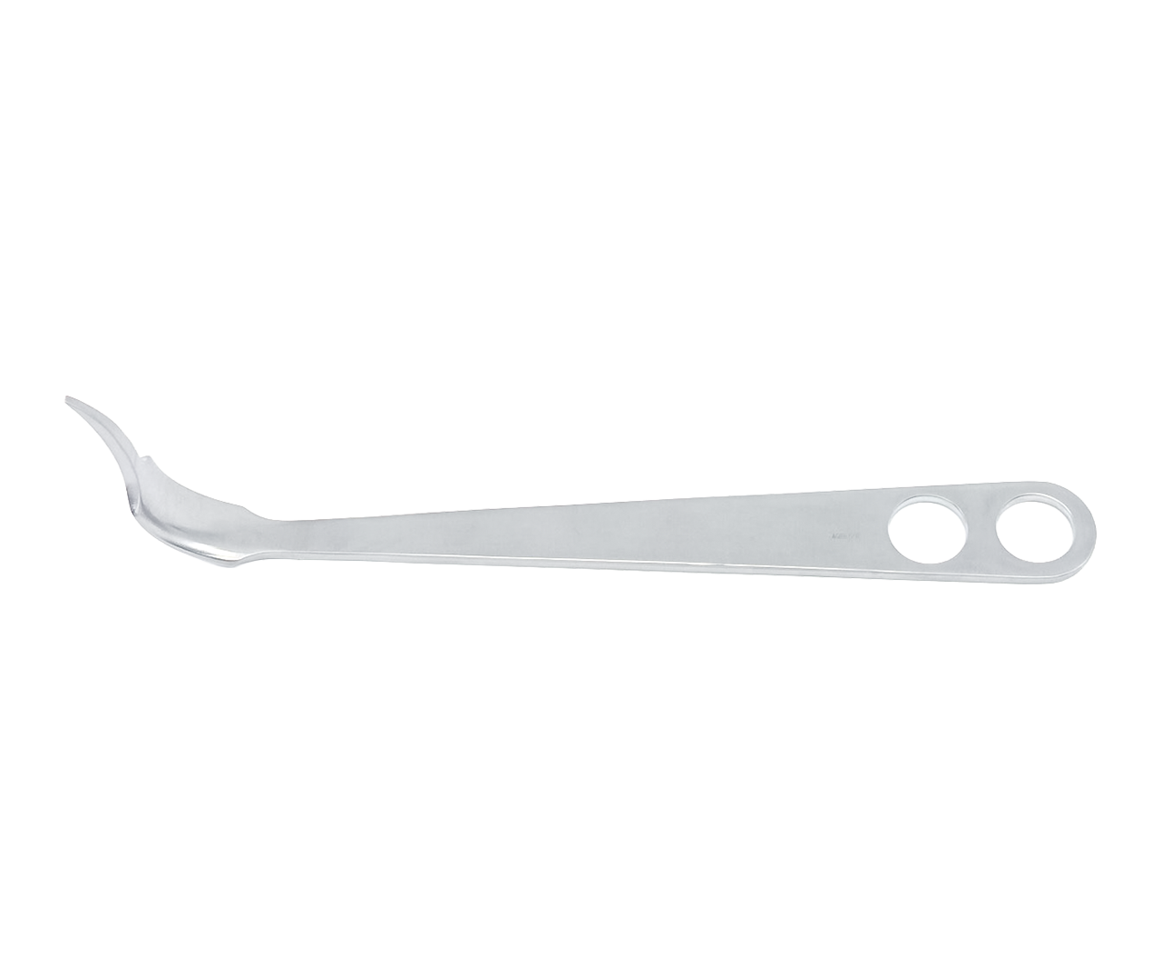 Páka Hohmann, zahnutá 90°, typ Hirslanden, 18 mm, 24,5 cm