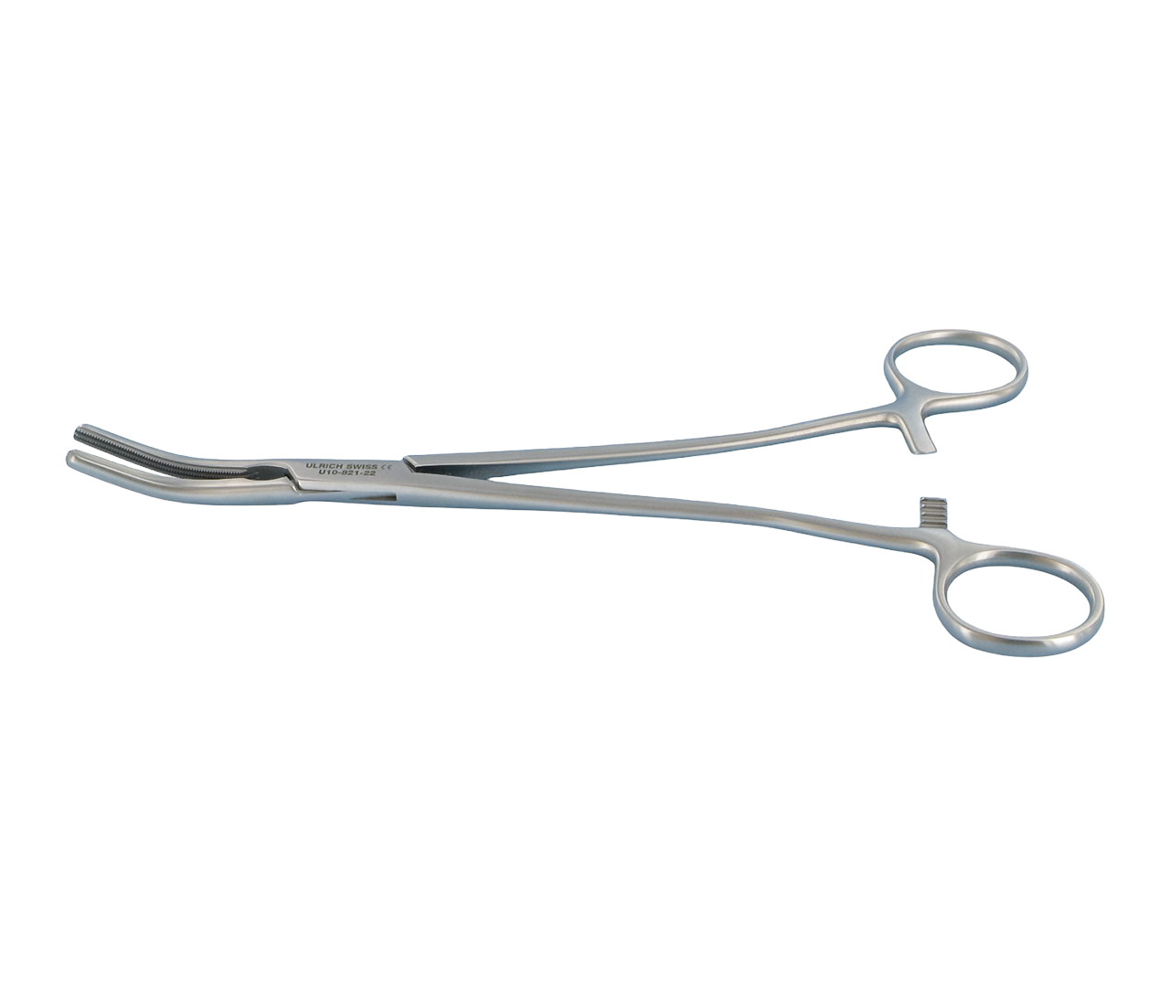 Kleště Rogers-Masterson hysterektomické, zahnuté, 22 cm