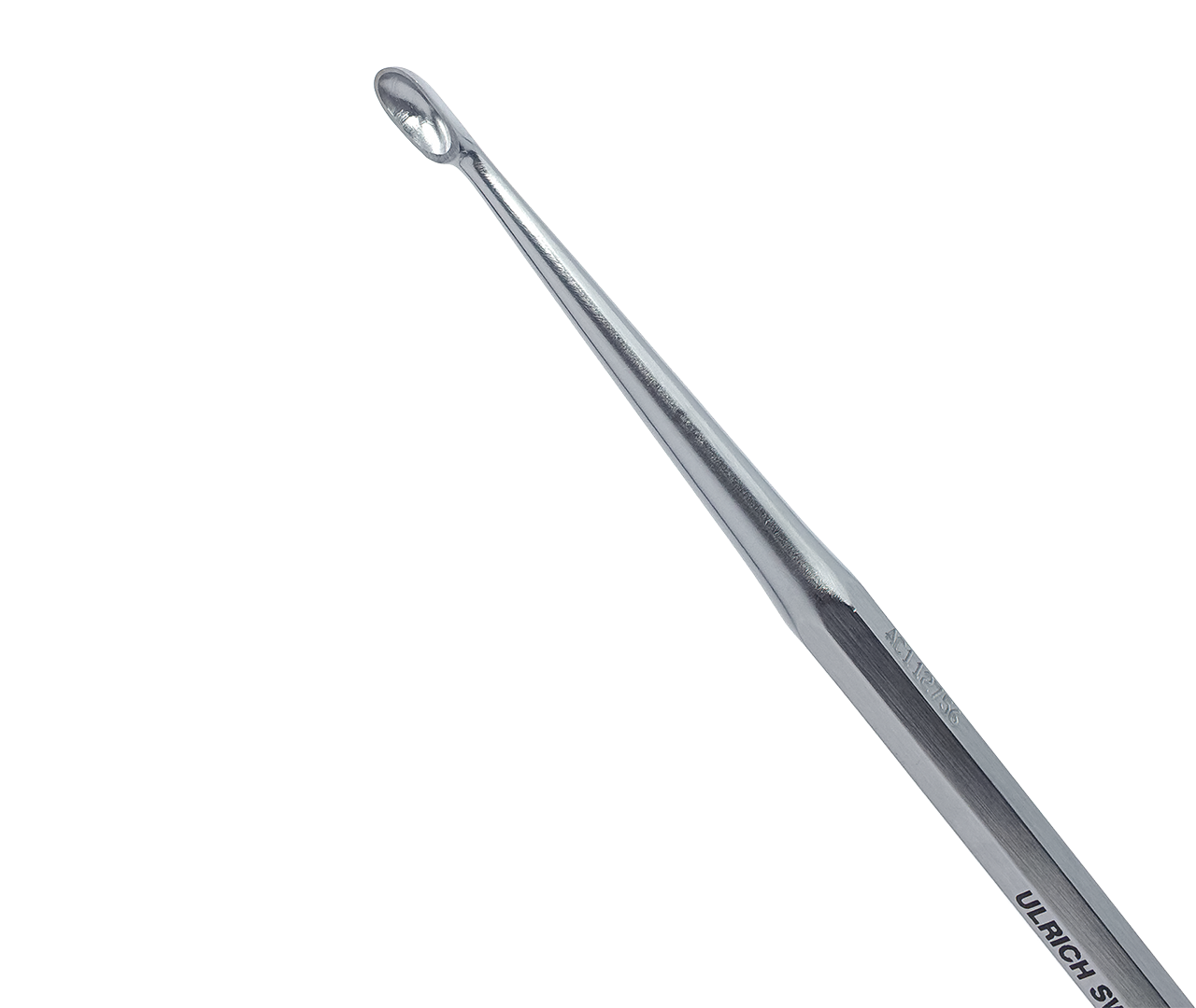 Kyreta kostní, oboustranná, kulatá/oválná, 4/3, 5 mm, 17 cm