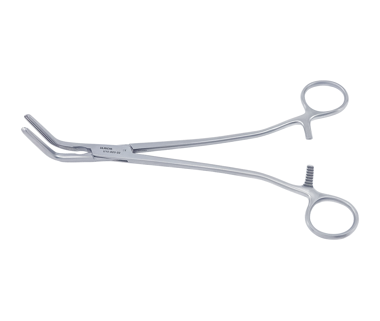 Kleště Rogers-Masterson hysterektomické, s úhlem 90°, 22 cm
