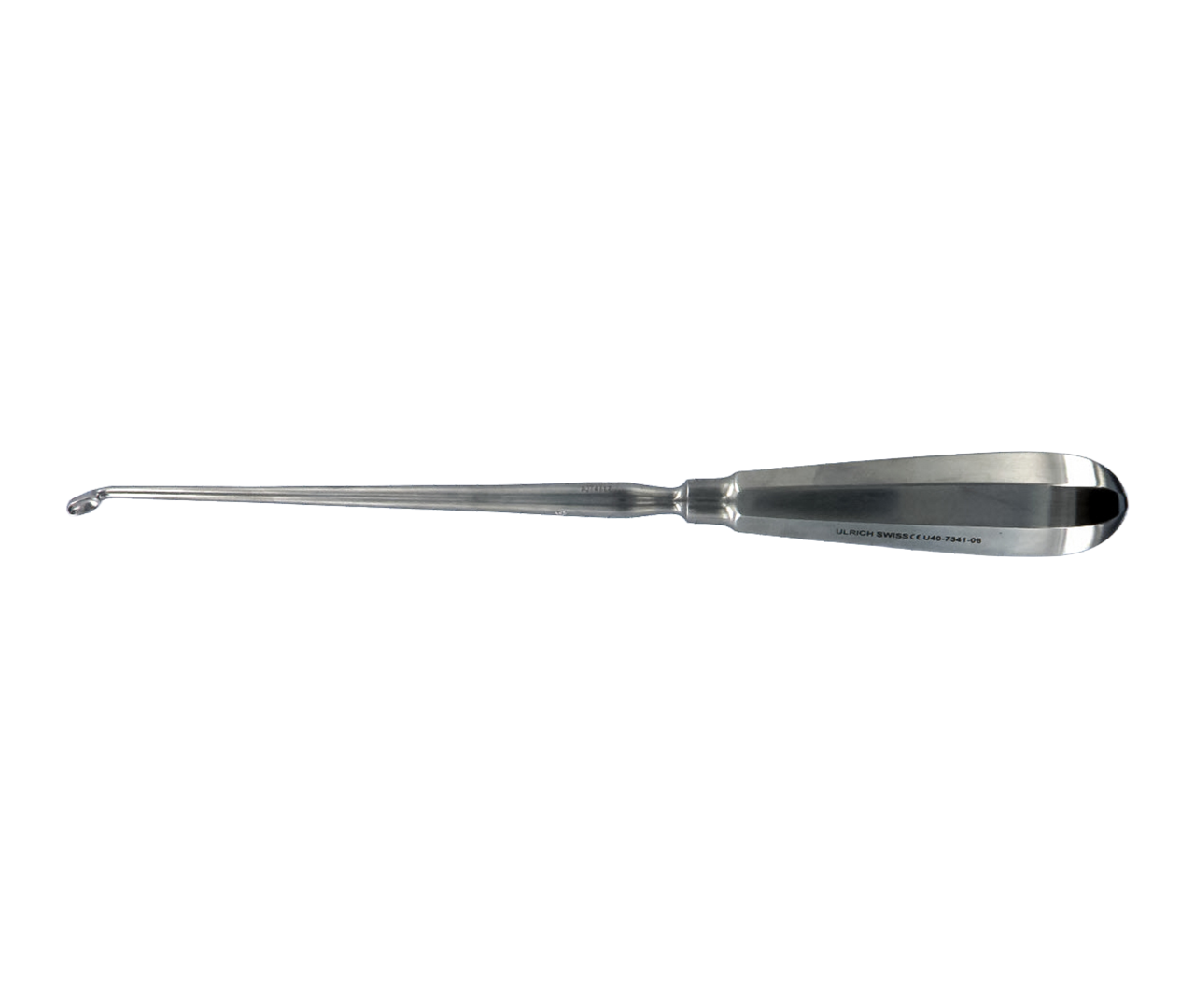 Kyreta Simon kostní, zahnutá 30°, typ 6, 5, 2 mm, 24 cm