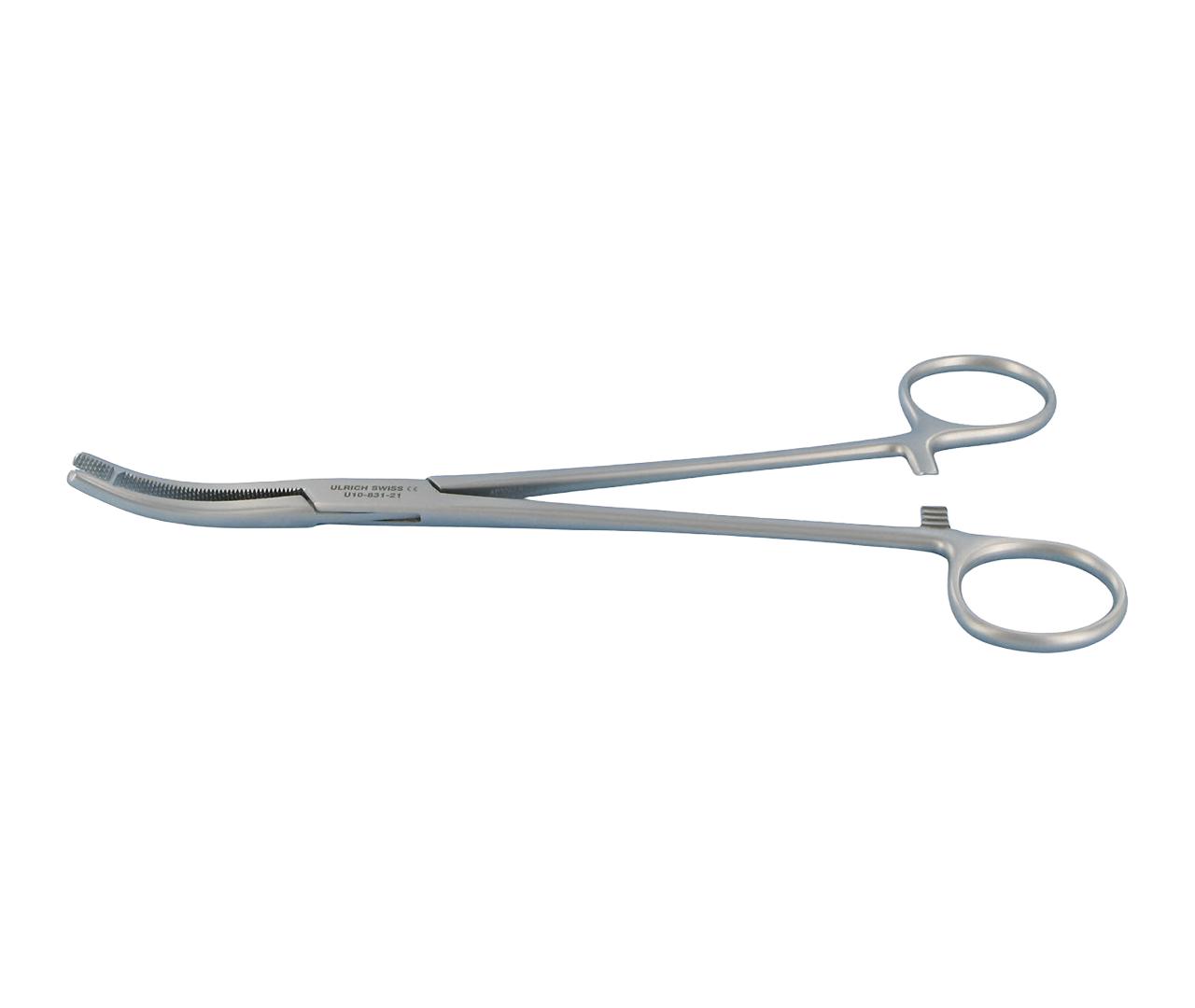 Kleště Heaney hysterektomické, zahnuté, s 1 hřebem, 21 cm