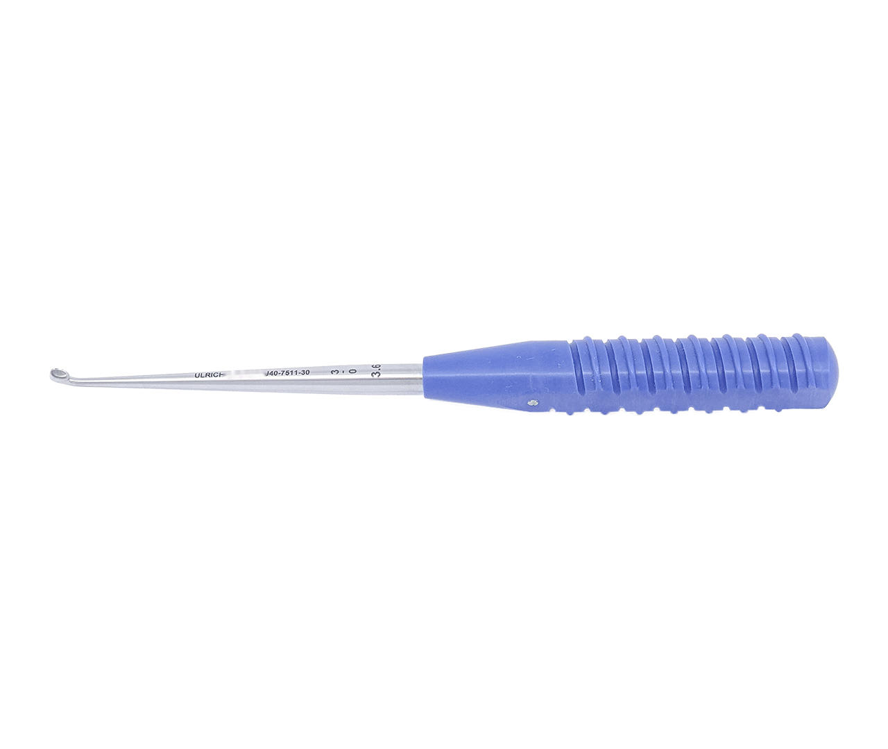 Kyreta Caspar kostní, zahnutá, typ 3-0, 3, 6 mm, 22 cm