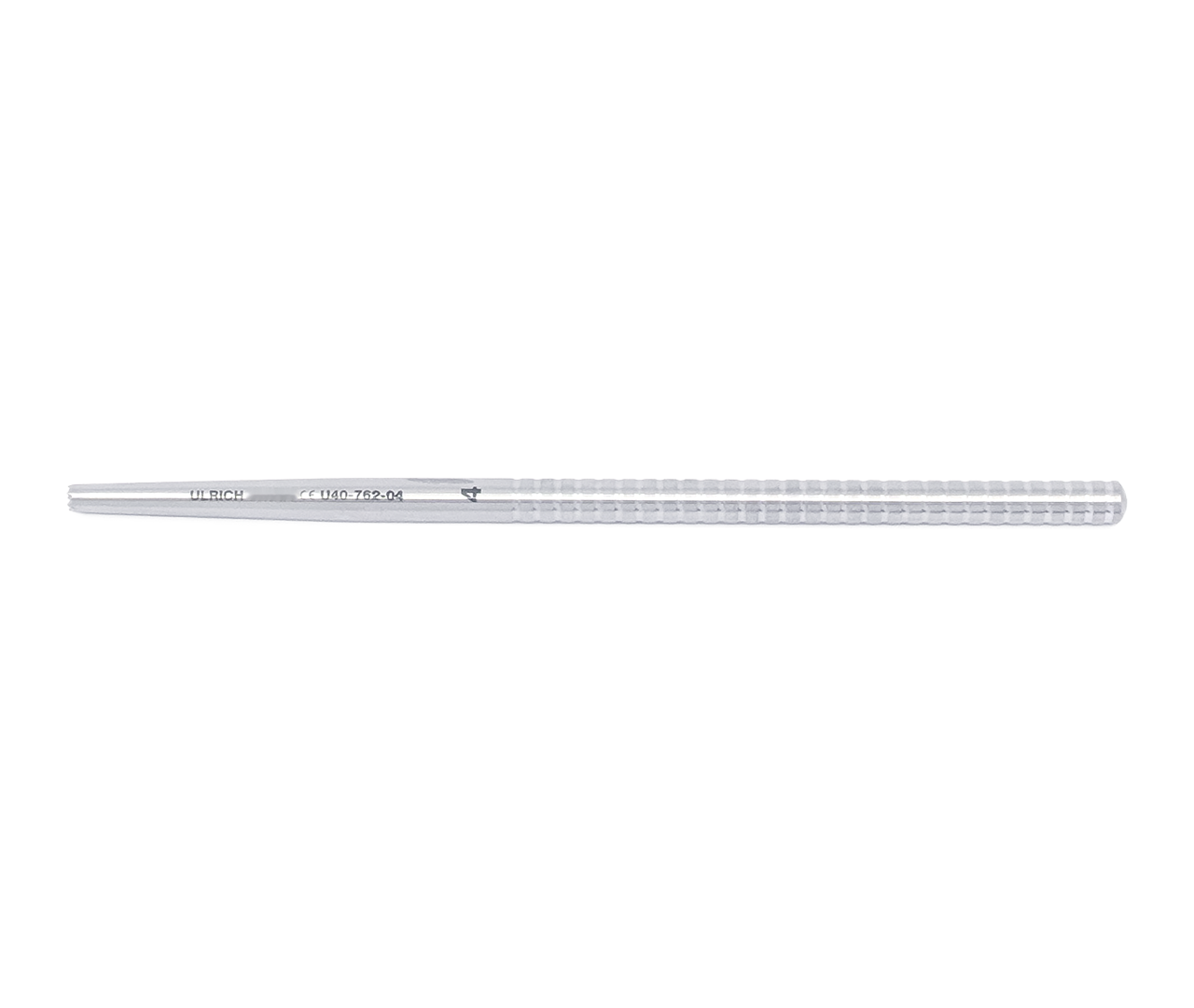 Dotloukač, kulatý, rýhovaný, 4,0 mm, 15,5 cm