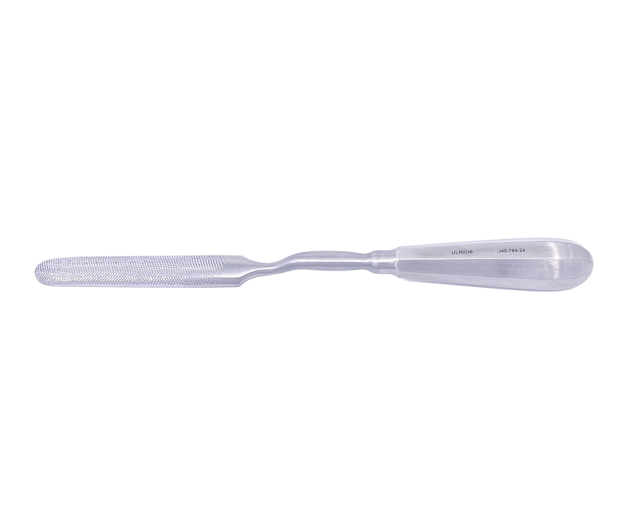 Rašple kostní, bajonetového tvaru, 24,5 cm