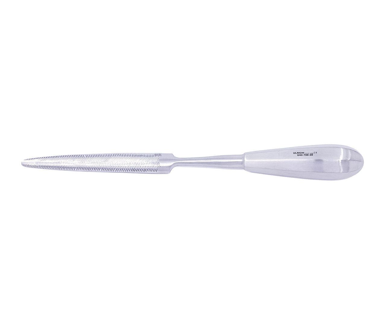 Rašple kostní, půlkruhová, 28 cm