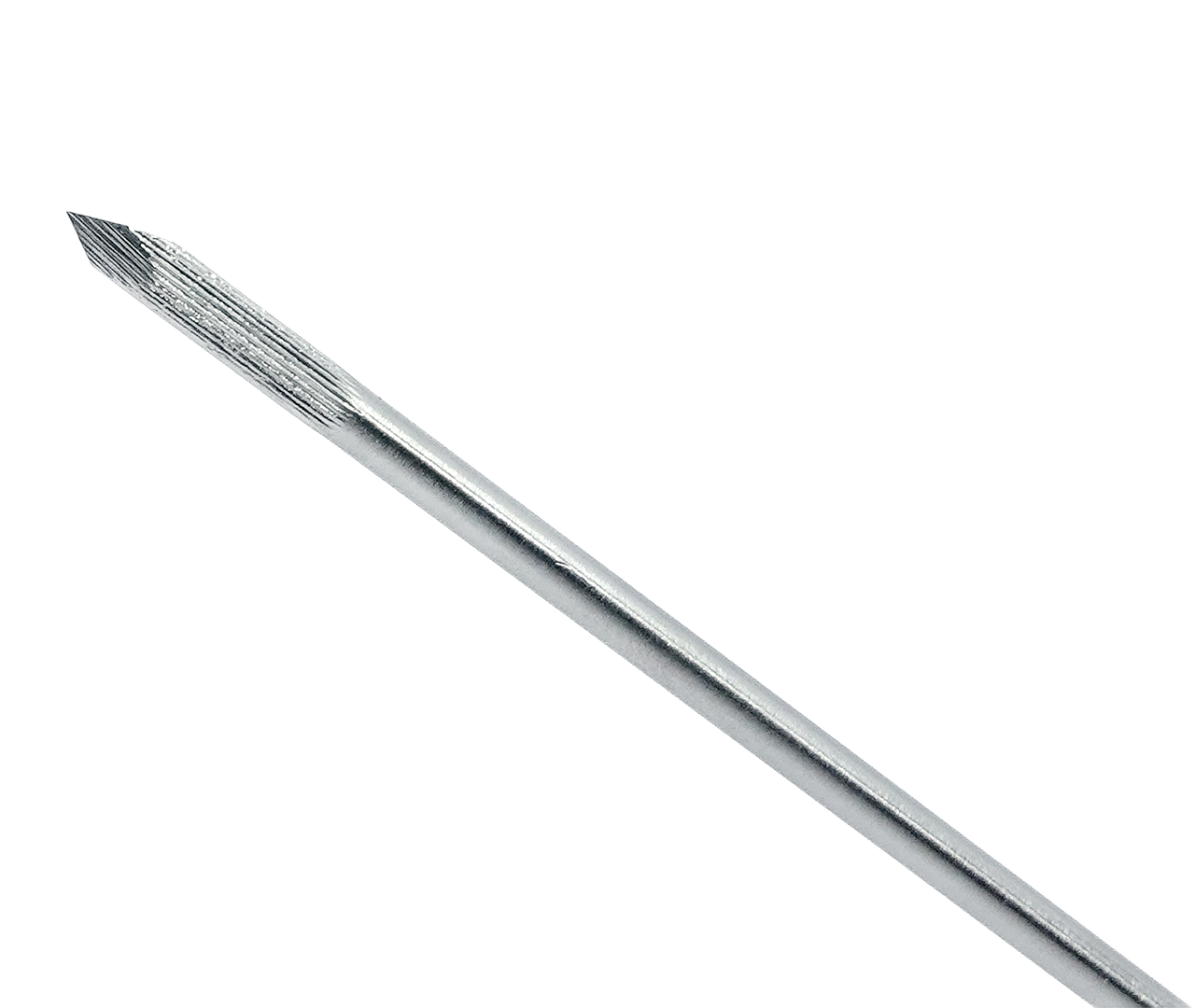 K-drát s očkem, rýhovaný, ø2, 4 mm, 43,5 cm