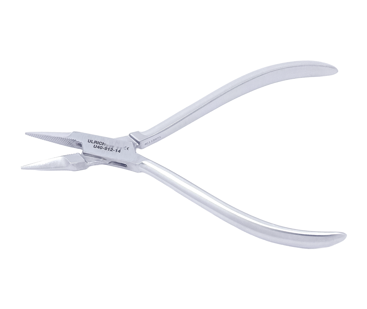 Kleště s plochými čelistmi, oboustranně rýhované, 14 cm