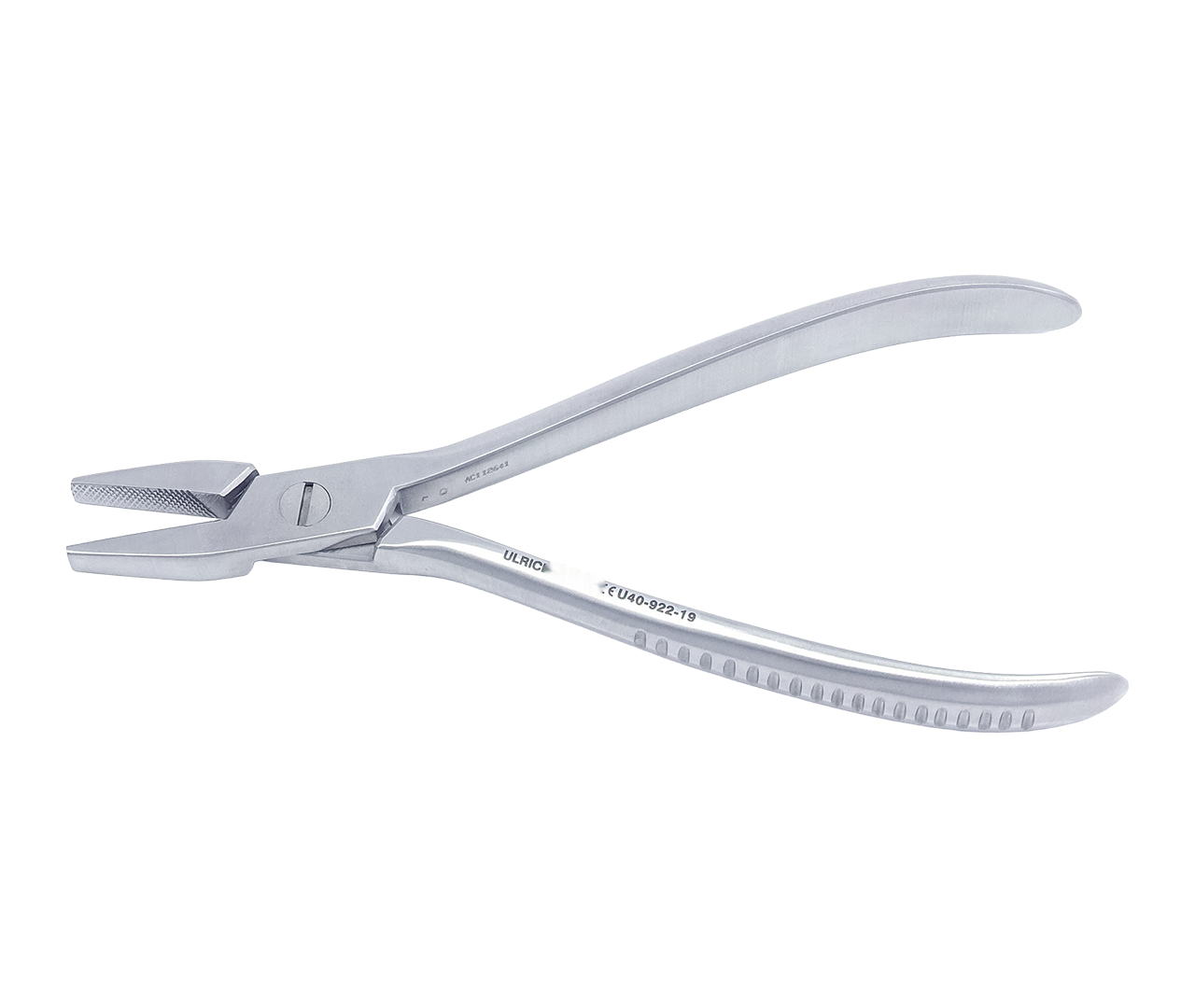 Kleště s plochými čelistmi, vroubkované, 17 cm