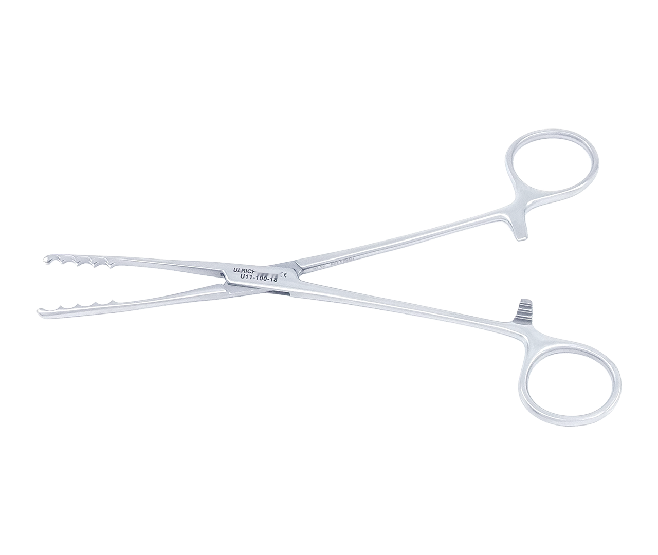 Kleště typ Ulrich na vatové tyčinky, rovné, 18 cm