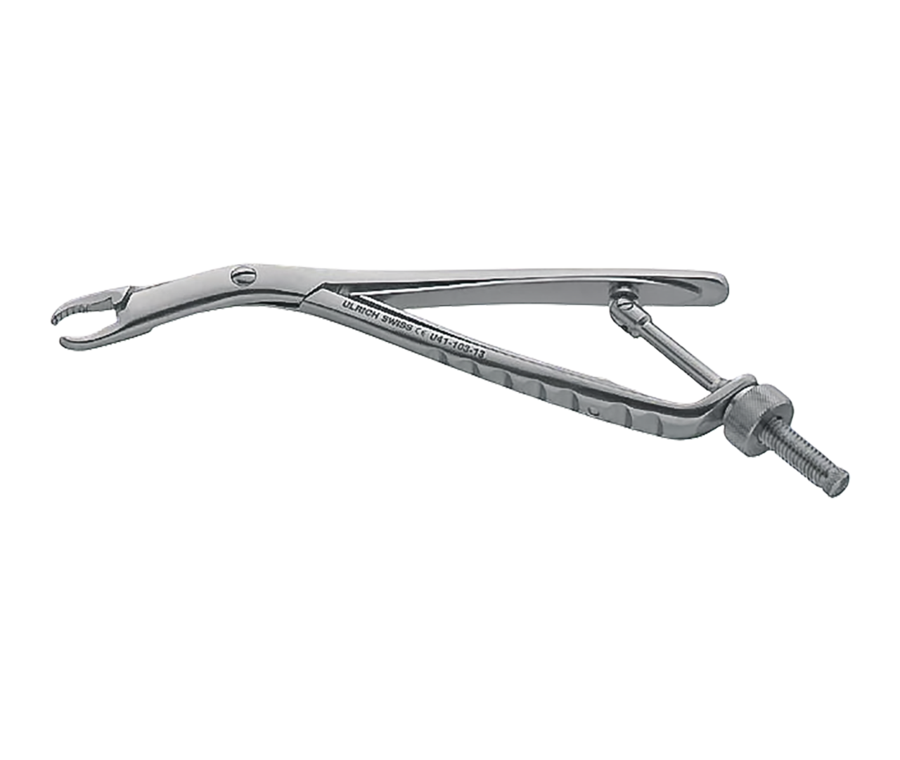Kleště Ulrich Mini držení kosti, zahnuté, typ 2-0, 13 cm