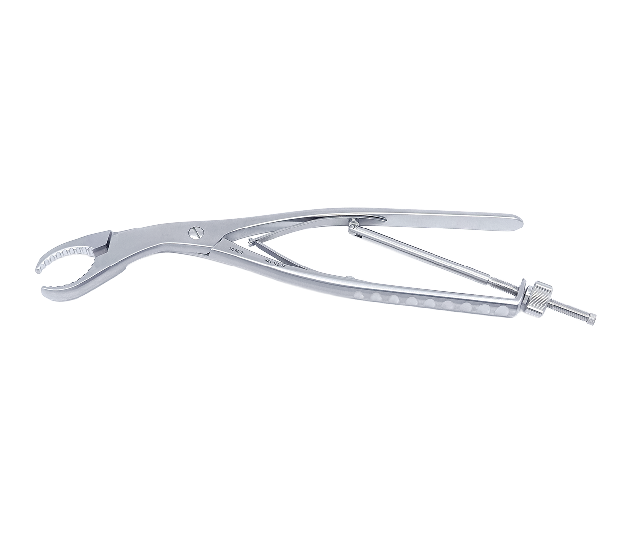 Kleště Ulrich držení kosti, zahnuté, typ 3, 25 cm