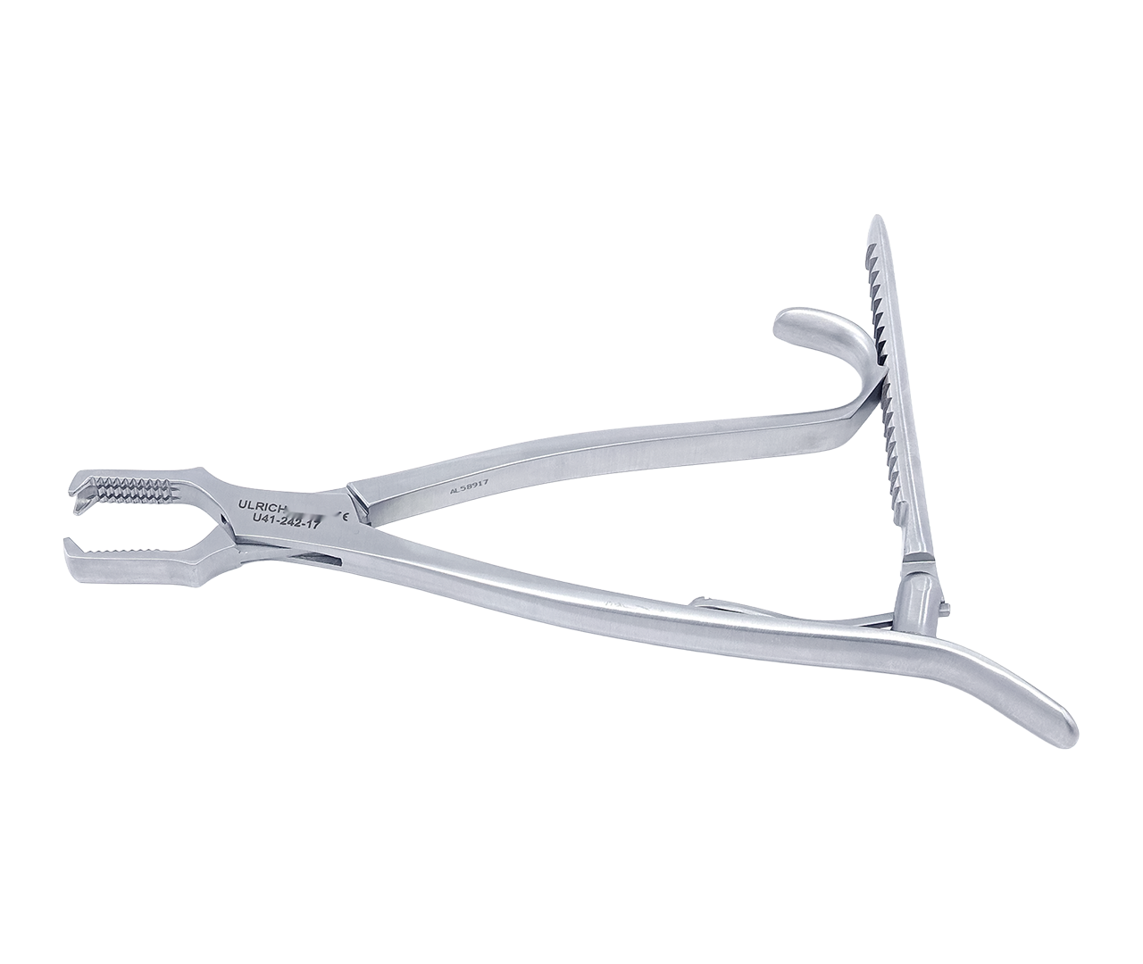 Kleště Kern na držení kosti, s ozubeným zámkem, 17 cm