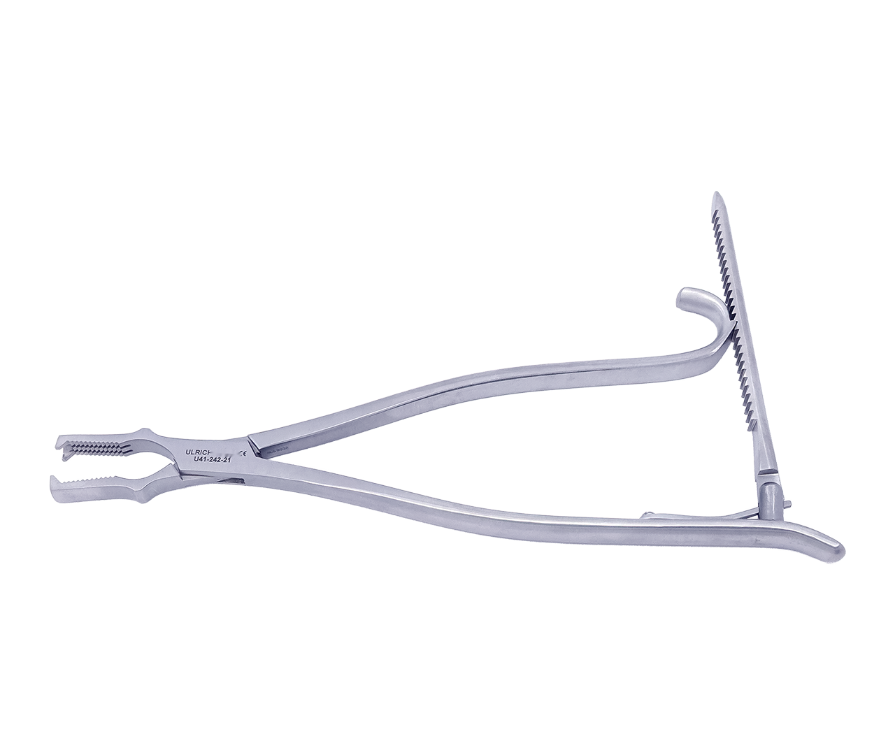 Kleště Kern na držení kosti, s ozubeným zámkem, 21 cm