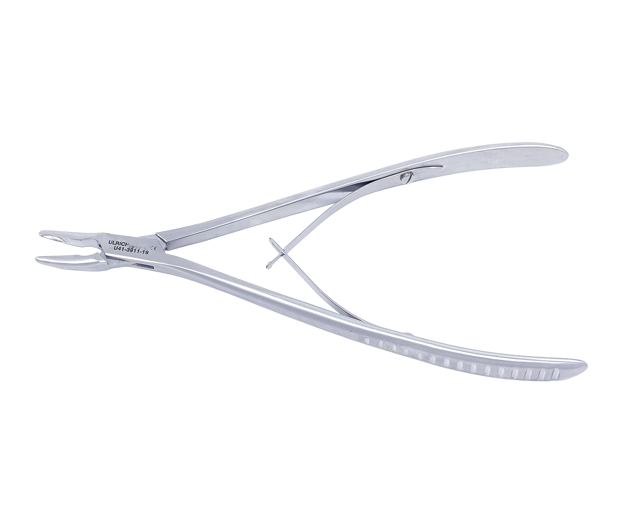 Kleště Lempert na štípaní kosti, zahnuté, 2,1 mm, 19 cm