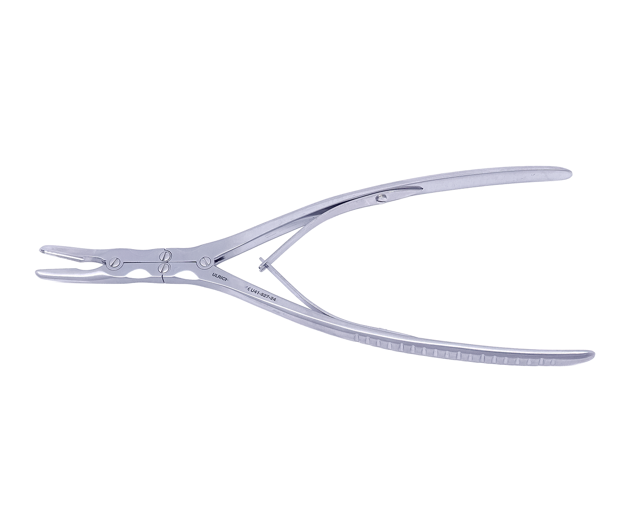 Kleště Zaufal-Jansen na štípaní kosti, zahnuté, KWS, 24 cm
