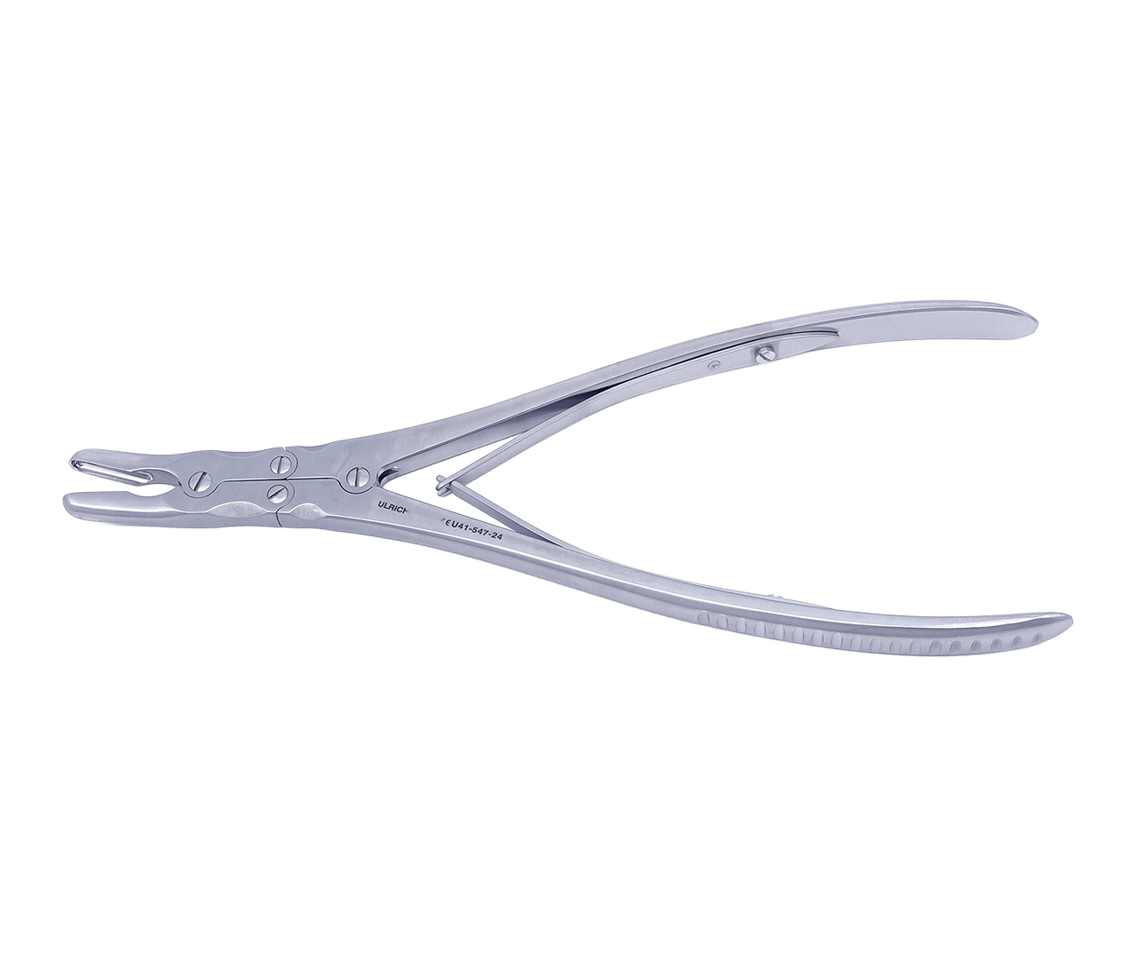 Kleště Röttgen-Ruskin na štípaní kosti, zahnuté, 7 mm, 24 cm