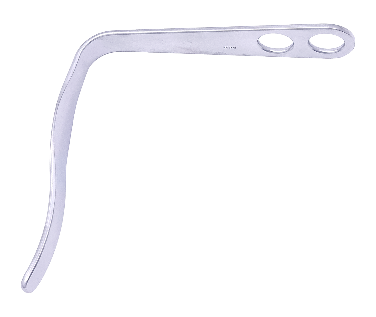 Páka Burkart kostní, obdélníková, typ LZ, 24 mm, 22 cm