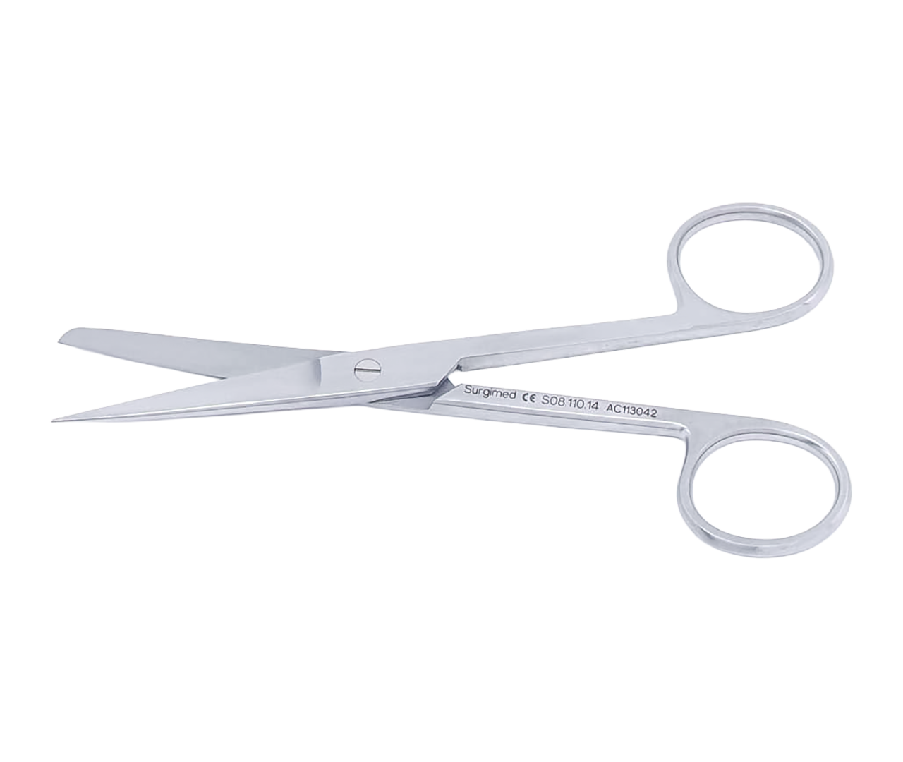 Nůžky chirurgické, rovné, ostré/tupé, Surgimed, 14,5 cm