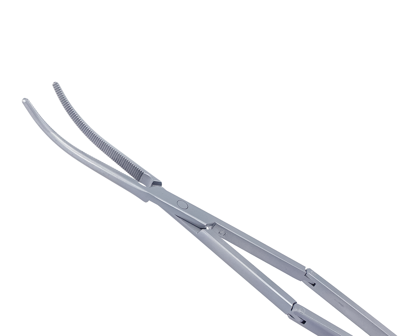 Kleště Zenker hemostatické, dvojitě kloubové, zahnuté, 33 cm