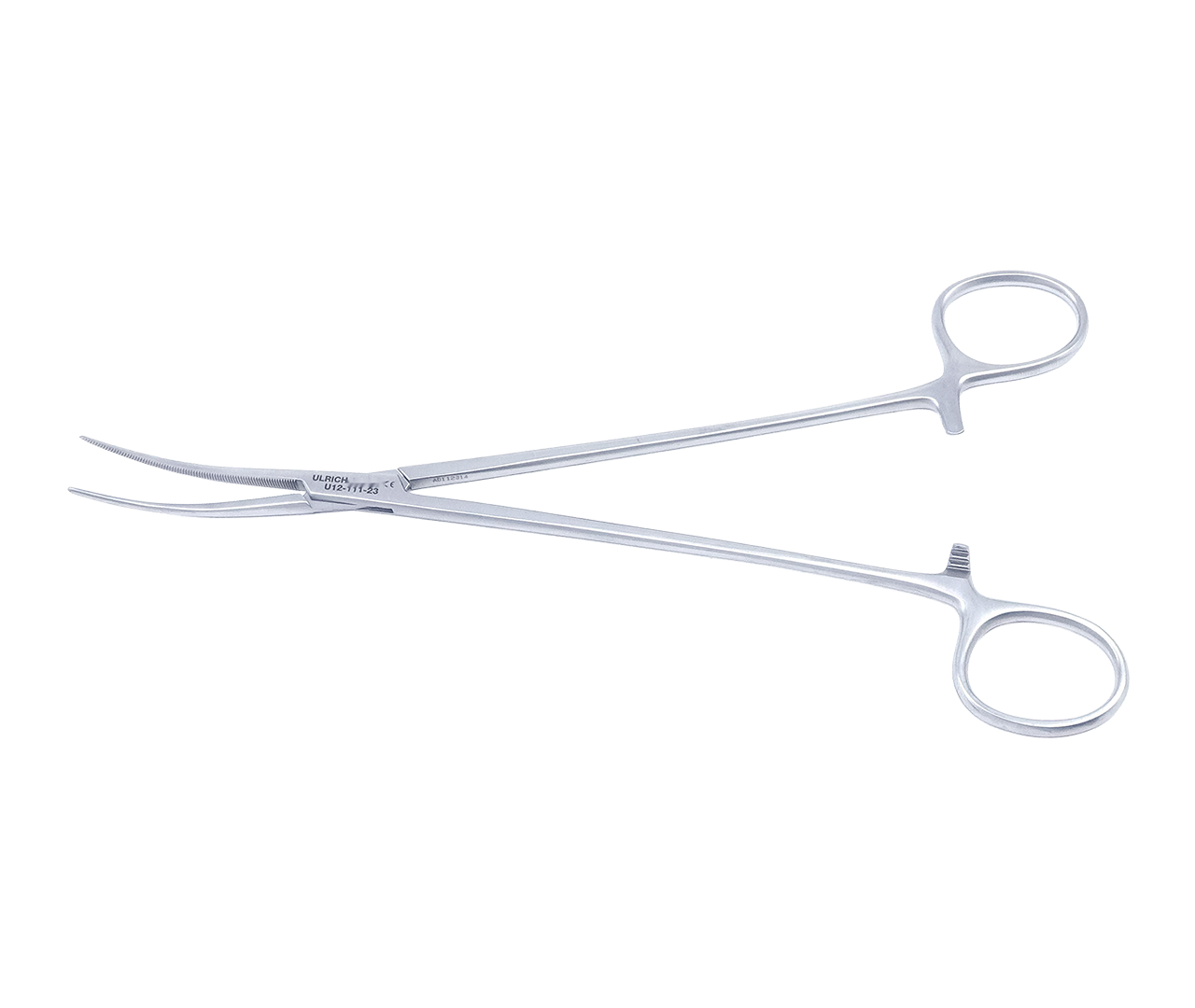 Kleště Bengolea hemostatické, GE 3009, zahnuté, 40 mm, 23 cm
