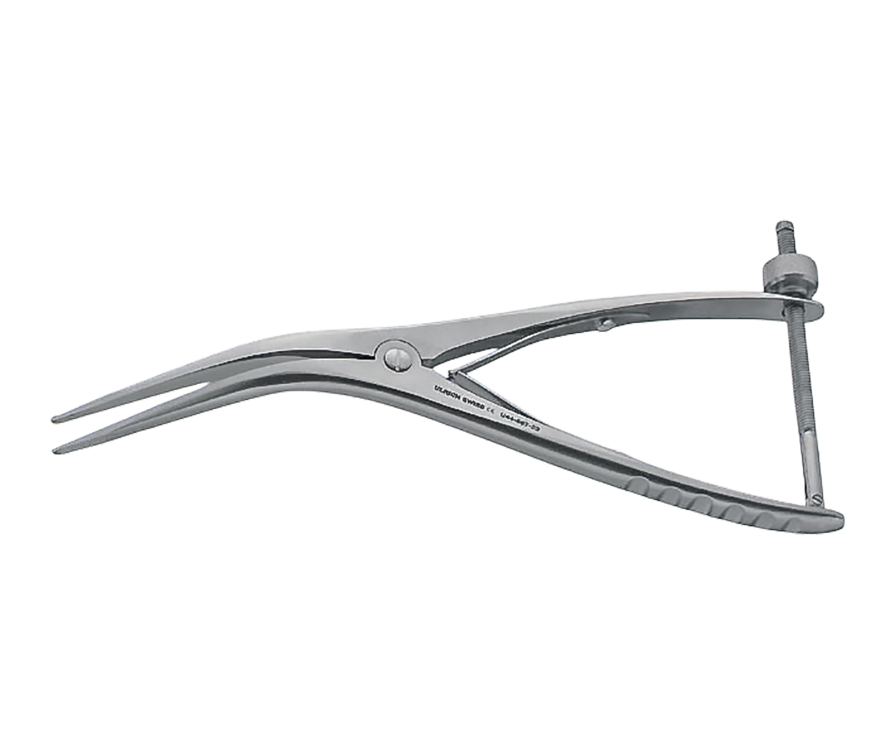 Rozvěrač laminární, silně zahnutý, 3,5 mm, 23 cm